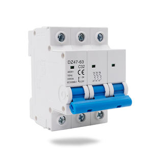 Disyuntor de montaje en riel Din eléctrico de corriente en miniatura de seguridad corta automática, Protector Solar de carga, 1/2/3/4P 32A, 1/2/4P, 2/3 - Product Image 5