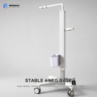 Support de traction orthopédique pour jambe avec crochets doubles et colonne télescopique réglable pour soins des fractures en milieu hospitalier, vente en gros OEM