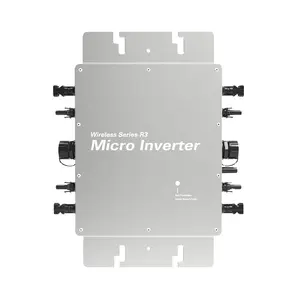 Solare micro inverter WVC1200W 1400W Greensun 250w 300w 600w 600watt solare sulla griglia di 600wp micro inverter con funzione di MPPT