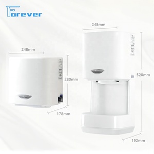 Sèche-mains automatique commercial avec plateau mural chaud et froid ajuster le capteur d'induction 1250W <span class=keywords><strong>Machine</strong></span> sèche haute puissance - Product Image 3