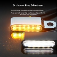Lampu Sein Motor Skuter CXMOTO Berstandar E, Lampu LED Amber, Lampu Sein Sequential, Lampu Siang Hari