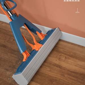 Engrosamiento y alargamiento de acero inoxidable, varilla de una pieza, 28cm, pegamento de algodón, fregona absorbente de agua, fregona para el suelo, coágulo grande para el hogar - Product Image 4