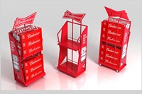 Présentoir en carton au sol POP personnalisé au détail Présentoir en carton carton pour supermarché publicité pour magasin présentoir ondulé