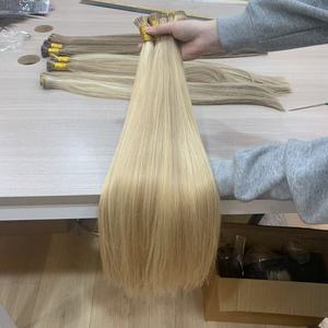Capelli Umani Europei di Visone, Colore Piano, Doppia Trama, Estensioni I-Tip, Megahair, Capelli Naturali con Colori Diversi - Product Image 1