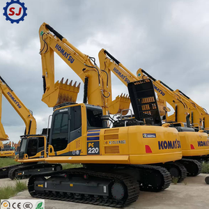 Excavadora Komatsu PC220 Usada en Stock, Original de Japón, Segunda Mano, PC200 PC210 PC300, Buen Estado, para Construcción - Product Image 1
