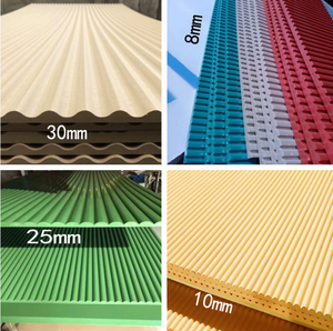 Pannelli Decorativi in MDF / Pannelli Murali 3D Intagliati in MDF, Modanature Curve Ondulate, Pannello Murale 3D - Product Image 5