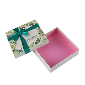 Wholesale Luxury Custom Design Logo High Quality Gift Paper Craft Paper Wrap <span class=keywords><strong>The</strong></span> Gift Box With A Bow Ribbon - Product Image 5