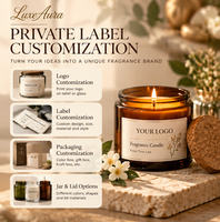 Fabricant de bougies parfumées sur mesure en gros, étiquette privée, logo OEM, fournisseur de bougies en boîte cadeau