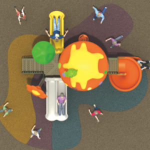 Aire de jeux extérieure |   Ensemble de toboggans multi-jeux de la <span class=keywords><strong>série</strong></span> Nature |   pour les écoles, les zones résidentielles <span class=keywords><strong>et</strong></span> les <span class=keywords><strong>parcs</strong></span> de <span class=keywords><strong>loisirs</strong></span> |   Certifié CE - Product Image 2