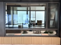 Ventana de Aluminio de Diseño Moderno con Doble Aislamiento Térmico para Casa, Villa u Oficina