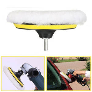 Disques de polissage auto-adhésifs en laine pure, 3-7 pouces, doux, pour le detailing automobile, la céramique, le verre et les meubles - Product Image 4