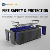 Gabinete de Red Modular 42U con Gestión de Cables por Techo y Control Remoto para Microcentros de Datos y Contención de Pasillos Fríos