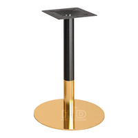 Vente en gros de pieds de table modernes en acier inoxydable avec pince pour bureau, café, bistro, restaurant, hôtels
