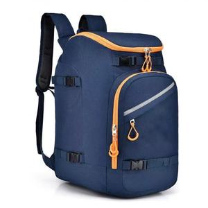 Ski Boot Travel Backpack 50L Waterproof Adjustable <b>Straps</b> for Kids' Ski/Snowboard Boots Helmets Gloves Accessories (Dark Blue) - Product Image 3