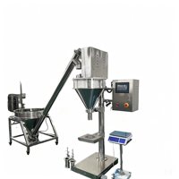 Machine à glaçage de gâteaux automatique en acier inoxydable, remplisseuse de table pour pâte liquide avec commande à pédale et système de serrage