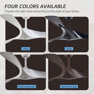 Nhà máy bán buôn bán hàng trực tiếp hiện đại 52 "ABS 3-Blade DC động cơ quạt trần với điều khiển từ xa - Product Image 4