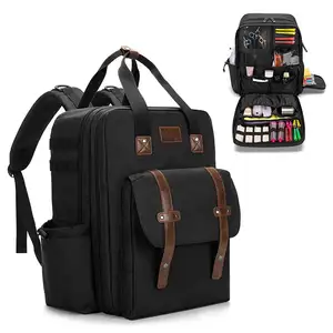 Custom Professional Backpack Hairdressing Scissor Tools Bag For Barber Travel Case