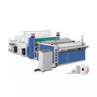Machine de rebobinage de rouleau de papier toilette entièrement automatique de haute qualité
