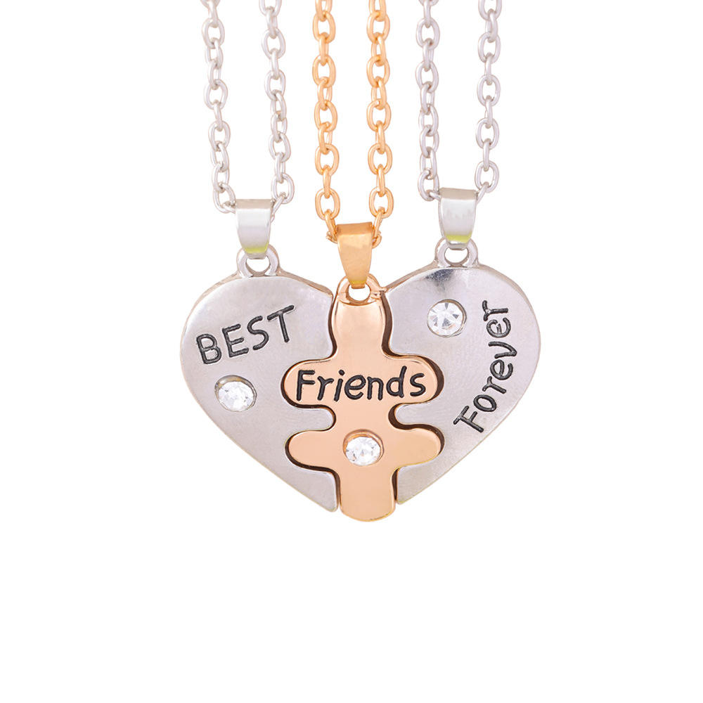 Best Friends Forever Necklaces Trendy Fashionable