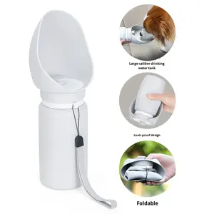 Bottiglia d'Acqua da Viaggio per Cani, Portatile e Pieghevole, Ideale per Passeggiate, Abbeveraggio degli Animali Domestici, Accessori per Animali. - Product Image 2