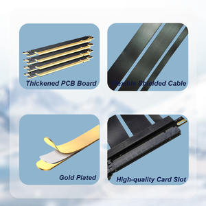 Nouveau câble d'extension de carte graphique PCIE 4.0 X16 câble de convertisseur de boîtier d'ordinateur pleine vitesse stable - Product Image 4