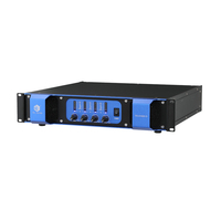 Amplificador de Potencia Profesional Paulkitson TD-1600D-1 de 4 Canales, 1600W, 8 Ohmios, Metálico, Conectividad XLR, Diseño Duradero para Escenario