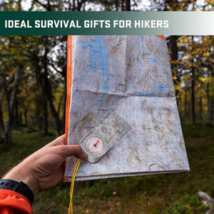 <span class=keywords><strong>Bussola</strong></span> Multifunzionale DC40-3A con Lente d'Ingrandimento per Escursionismo, Campeggio, Nautica, Lettura Mappe, Orientamento e Puntamento al Nord - Product Image 3