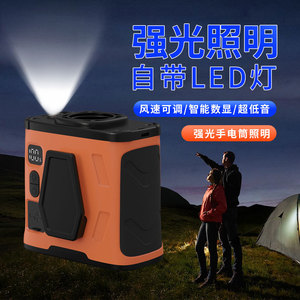 Ventilador Portátil de Cintura y Cuello, Naranja, 12H de Batería, Inalámbrico, Refrigeración para Exteriores - Product Image 2