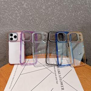 Nueva Funda para iPhone 17, Alta Transparencia para iPhone 16 Pro Max, Cobertura Total Anticaídas, Botón Premium, Funda para iPhone 15 - Product Image 1