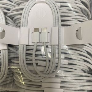 60W Type-C to Type-C Phone <b>Cable</b> for 16 15 Nylon Braided C to C Phone Charger Data <b>Cables</b> - Product Image 4