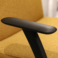 Fauteuil de loisirs moderne rembourré avec structure en bois massif, fauteuil d'appoint rembourré en mousse pour salon et hôtel