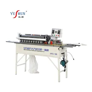 China Goedkoopste Dubbele Schrapen Rand Om Hoofd En Staart Automatische Houtbewerking Pvc Rand Banding Machine