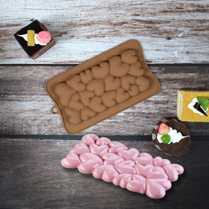 Hot-Selling Reusable Raspberry Chocolate Silicone Mold High Quality Love Heart Fragment <strong>Spider</strong> <strong>Web</strong> Dessert Baking Set <strong>Cake</strong> Tools - Product Image 4