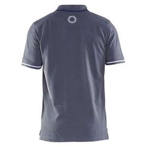 BLAKLADER-Polo de la marca 332710509485S Gris/Azul aciano-EAN 7330509433058 CAMISETAS Y POLOS DE TRABAJO - Product Image 3