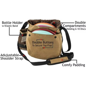 Sac de démarrage léger pour le disc golf, sac à bandoulière pour le disc golf, sac de transport pour le disc golf - Échantillon gratuit - Product Image 5