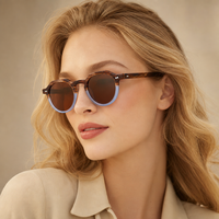 Nouvelles lunettes de soleil en acétate italien polarisées de haute qualité