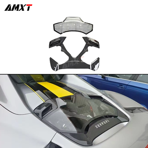 Entrega rápida de alta calidad, <span class=keywords><strong>precio</strong></span> de venta completo, capó de fibra de carbono seco, cubierta trasera del motor, Kits de carrocería para Ferrari <span class=keywords><strong>488</strong></span> <span class=keywords><strong>Spider</strong></span> - Product Image 1