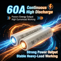 Batterie à semi-conducteurs LiNiMnCoO2 21700 5000mAh P50B 3.6V 60A à décharge rapide Molicel 800 cycles pour drone FPV, UAV et outils électriques