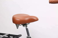 Vélo de ville à une vitesse de 26 pouces en gros, avec fourche et cadre en acier, style rétro classique, vélo de rue ancien