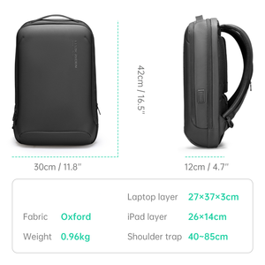 Vente en gros Sacs à dos pour ordinateur portable Sac à dos de voyage léger hydrofuge Sac pour <span class=keywords><strong>homme</strong></span> Sac à dos d'affaires fin - Product Image 6