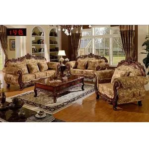 Very Cceap French style classic sofa sets designs pictures from China Factory WAS09