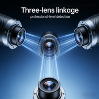 Analyseur de peau portable professionnel X avec imagerie à triple objectif, analyse du visage et de la tête via Wi-Fi, stockage cloud