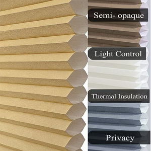 Tissus <span class=keywords><strong>pour</strong></span> stores alvéolaires verticaux en gros d'usine, 38 mm, plissés, protection UV, non tissés, réduction <span class=keywords><strong>de</strong></span> chaleur <span class=keywords><strong>pour</strong></span> fenêtres - Product Image 4