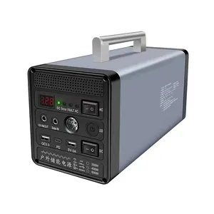 Generator tenaga surya portabel, pembangkit listrik tenaga surya, stasiun daya 220V Inverter daya 200W / 400W 48000mAh/96000mAh penyimpanan energi luar ruangan berkemah