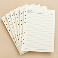Carnet ligné A4 A5 A6 B5 à 6/9/20/26 trous, pour bureau et école, avec reliure, promotionnel, personnalisable, vente en gros, papier
