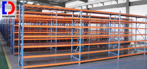 Dongjian ISO Q235B Sistema de estante de acero Estantería de almacenamiento de neumáticos ajustable de servicio medio para equipo de almacenamiento y carga de almacén - Product Image 3