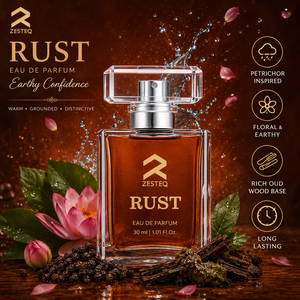 Zesteq Rust Eau De Parfum 30ml, Perfume Unisex Premium con Notas Amaderadas y Oud, Fragancia Elegante y Duradera, Regalo Casual en Formato Líquido - Product Image 3
