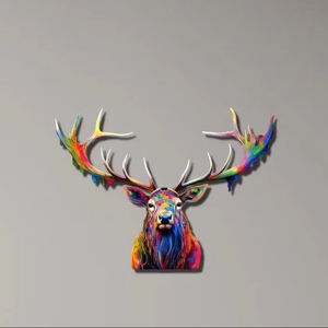 Art mural en métal décoratif, élégant accent pour la maison - Product Image 1