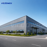 VICDOWEX Structure en acier industrielle personnalisée pour garage, hangar et bâtiment d'usine, pour atelier et entrepôt, avec garantie de 5 ans