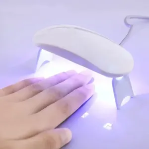 Sèche-ongles portable rechargeable par USB, lumière UV LED pour vernis gel, machine de manucure rapide avec outils de nail art - Product Image 1